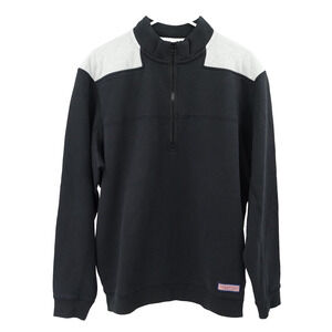 Vineyard Vines Sweatshirt Mens SZ M 1/4 Zip Colorblocked Athleisure Casual